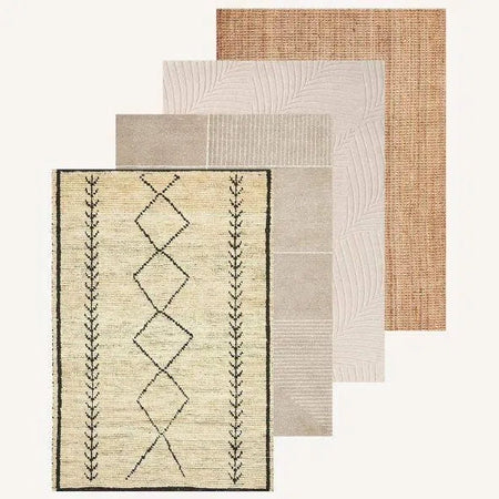 Natural Brown Coloured Rugs