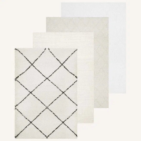 White Coloured Rugs