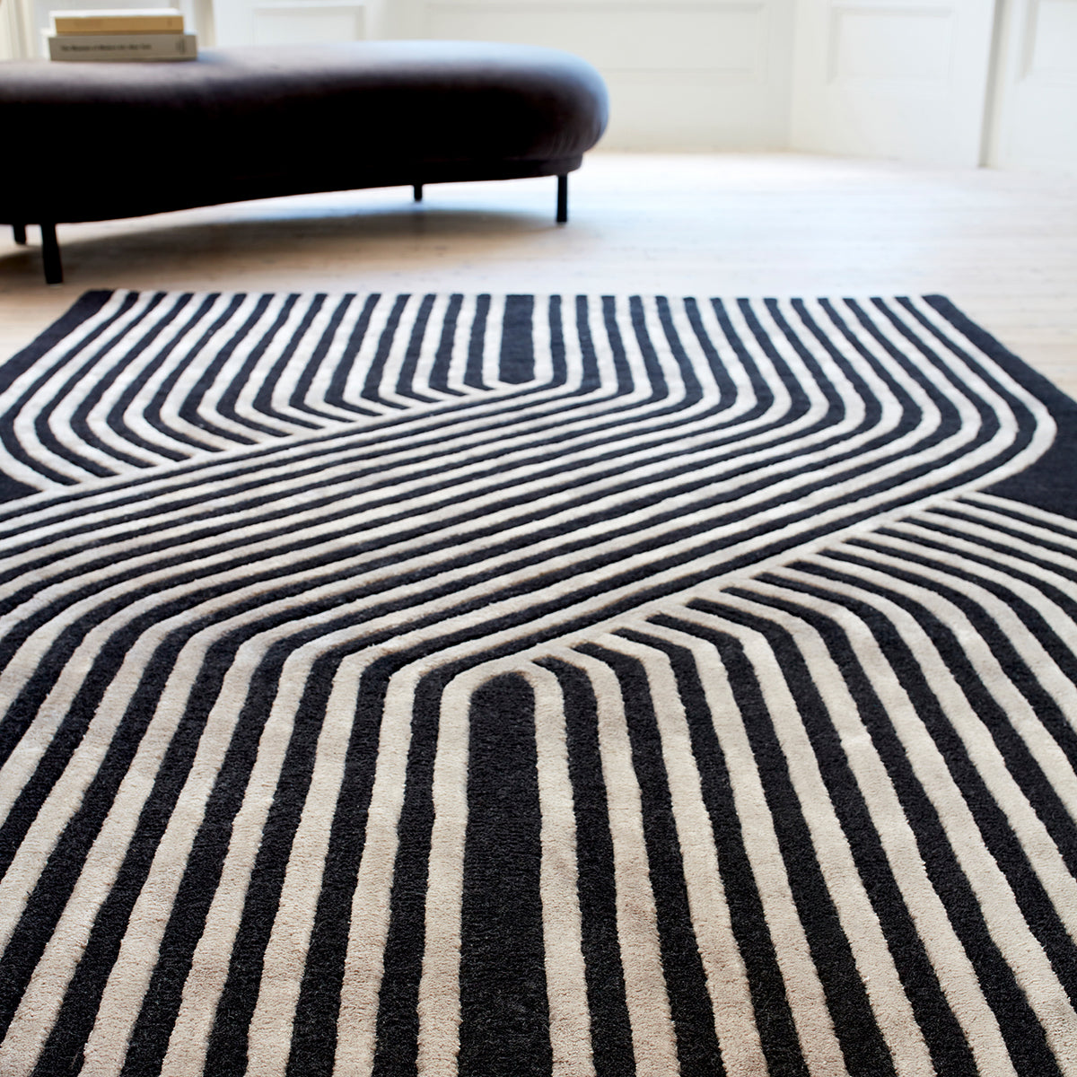 Asiatic Matrix Solsitice Gunmetal Rug
