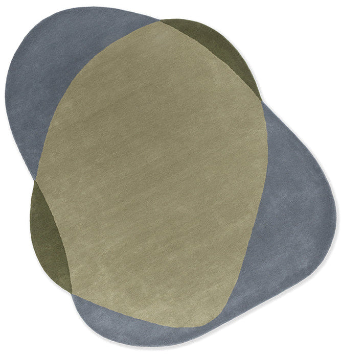 Brink & Campman Element Chad Grey Green 087704 Round Rug