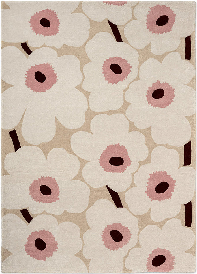 Marimekko Unikko Beige Pink 132402 Rug