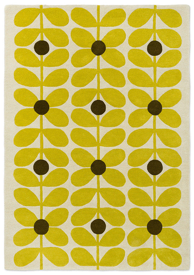 Orla Kiely Sixties Stem Yellow 158106 Rug