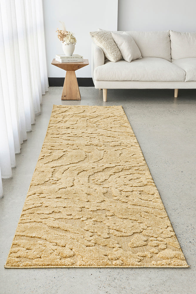 Haven Nyla Gold Runner Rug