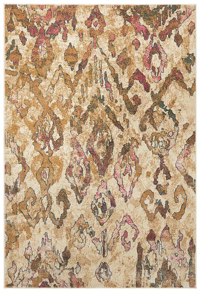 Kaitlin Soft Pink and Beige Rug