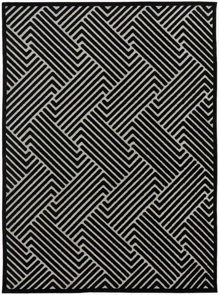 York Cindy Black & Gold Rug