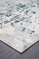Kendra-Kendra Casper Distressed Modern Rug Blue Grey White
