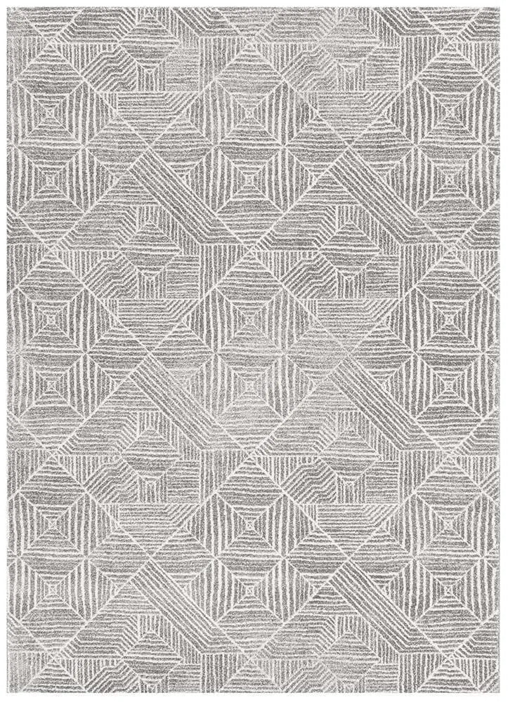 Oasis-Oasis Kenza Contemporary Silver Rug