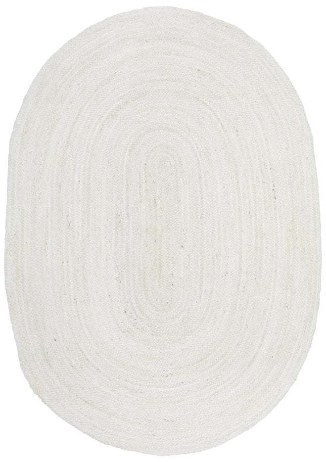 Bondi White Oval Rug