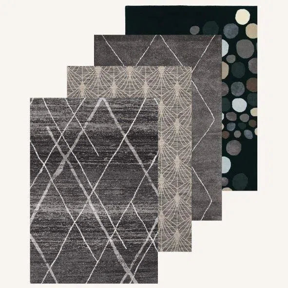 Black Coloured Rugs