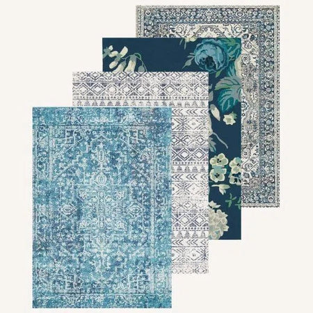 Blue Coloured Rugs