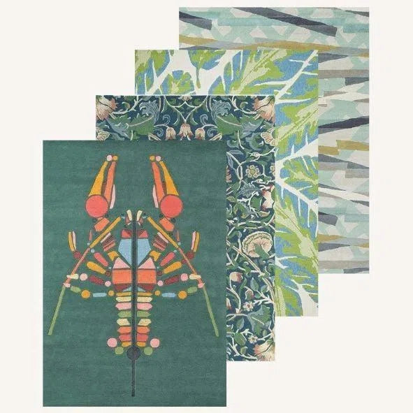 Green Coloured Rugs