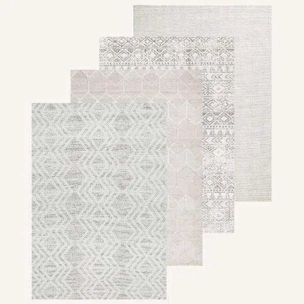 Silver Grey Coloured Rugs