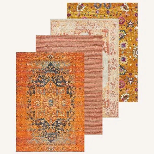 Orange Coloured Rugs