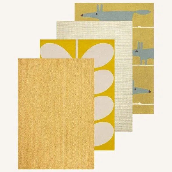 Yellow Coloured Rugs