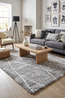 Messina Dawn Grey Rug — AI styled visualisation