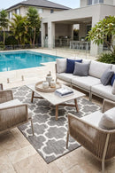 Alaska Indoor Outdoor 68 Beige Rug — AI styled visualisation