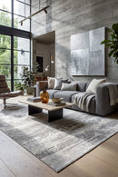 Contemporary Cove Dune Beige Rug — AI styled visualisation