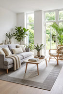 Samba Beige Cream Outdoor Rug — styled indoor setting
