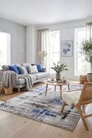 Francis Blue Kyanite Rug — AI styled visualisation