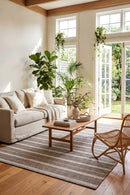 Summer 51 Brown Outdoor Rug — styled indoor setting