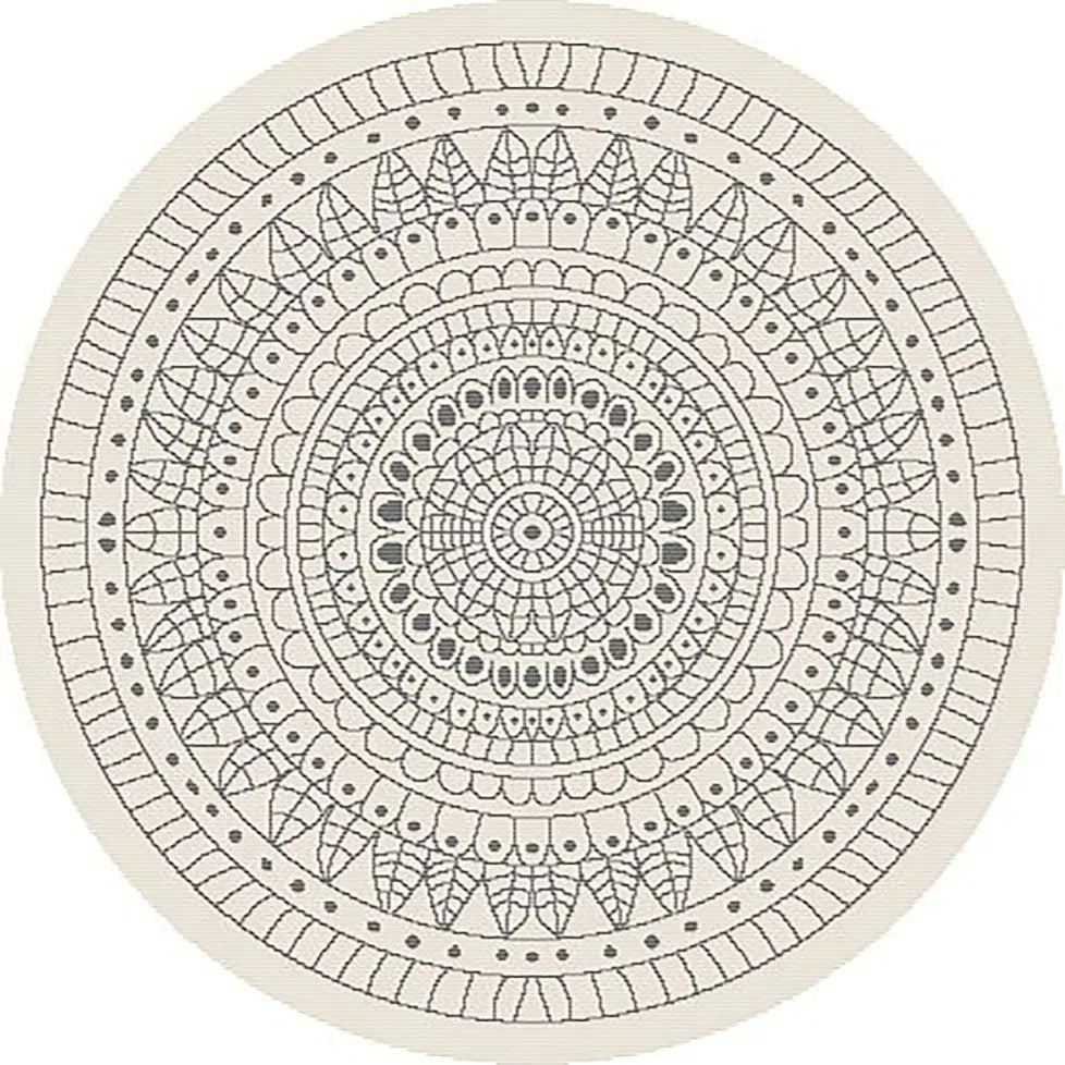 Terrazzo 39 Reversible Round Silver
