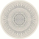 Terrazzo 39 Reversible Round Silver