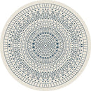 Terrazzo 39 Reversible Round Ocean Blue