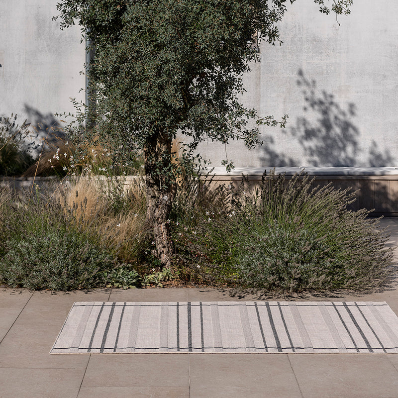 Brink & Campman Zona Charcoal Line 497605 Outdoor Rug