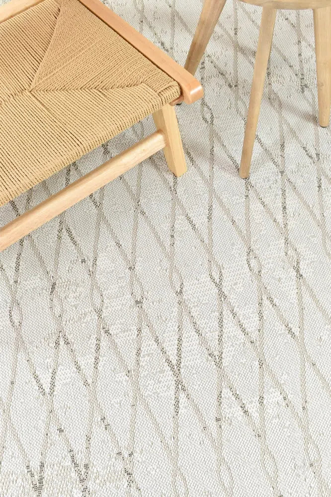 Alma 28 Cream Beige Outdoor Rug