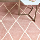 Asiatic Albany Diamond Pink Rug