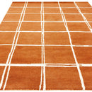 Asiatic Albany Grid Rust Rug