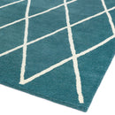 Asiatic Albany Diamond Teal Rug