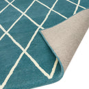 Asiatic Albany Diamond Teal Rug