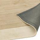 Asiatic Blade Border Putty Champagne Rug