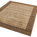 Asiatic Blade Border Choco Mocha Rug