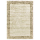 Asiatic Blade Border Smoke Putty Rug