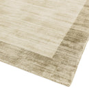 Asiatic Blade Border Smoke Putty Rug