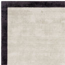 Asiatic Blade Border Putty Charcoal 10 Rug
