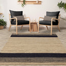Asiatic Cedar Charcoal Natural Rug