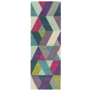 Asiatic Funk Chevron Blue Green Rug