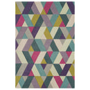 Asiatic Funk Chevron Blue Green Rug