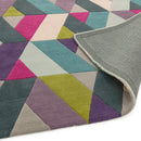 Asiatic Funk Chevron Blue Green Rug