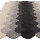 Asiatic Hive Charcoal Rug