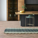 Asiatic Hive Teal Rug