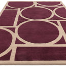 Asiatic Metro Plum Rug