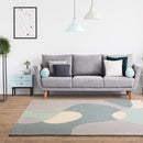 Asiatic Matrix Max 56 Arc Sky Rug