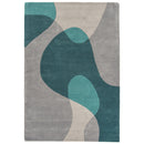 Asiatic Matrix Max 57 Arc Teal Rug