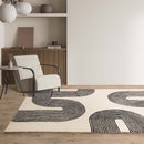 Asiatic Matrix 87 Arches Black Rug
