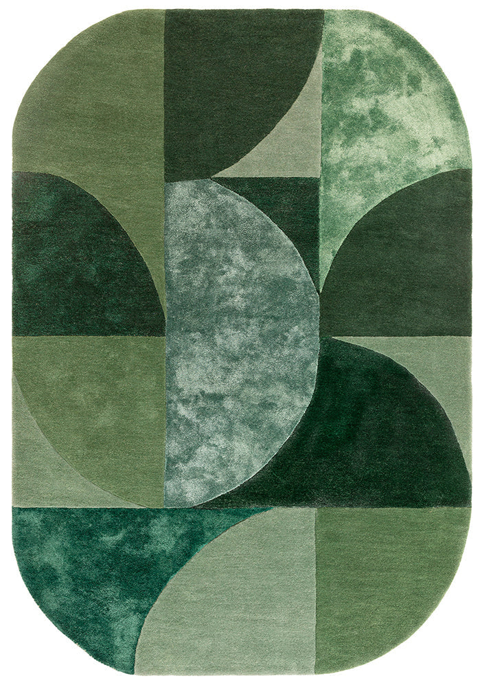 Asiatic Oval Forest Rug