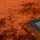 Asiatic Plush Rust Round Rug